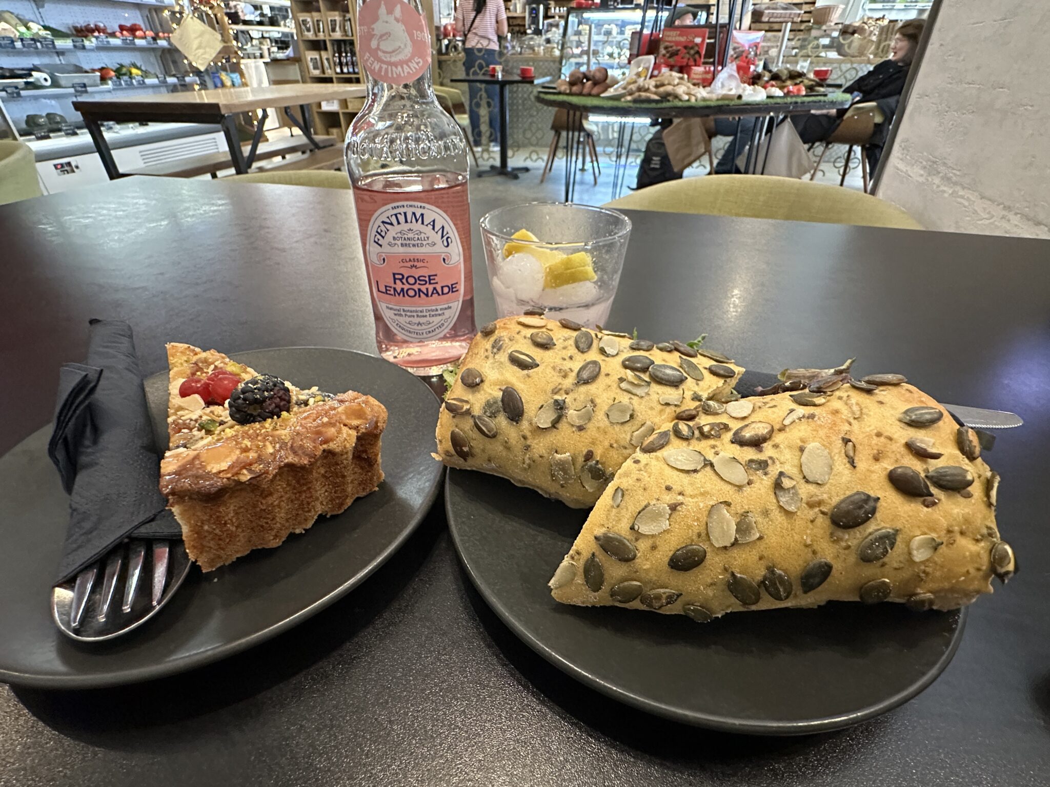 Cake, drink and fresh bread at HIVE Blackpool